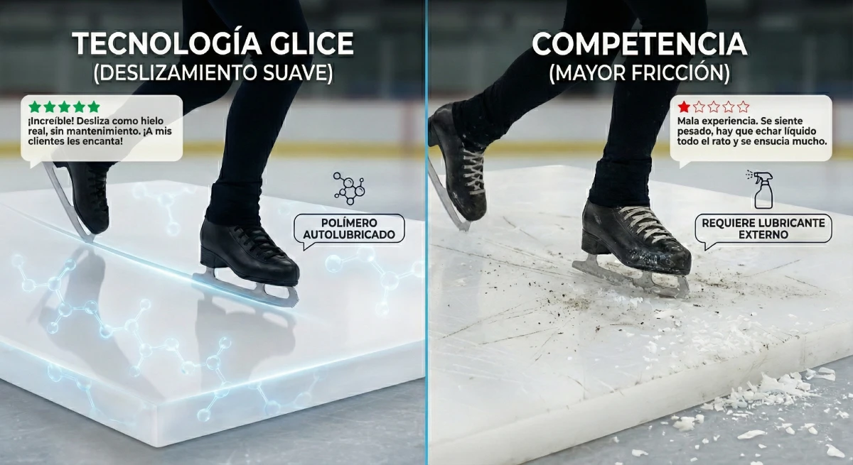 Comparativa Desktop: Tecnología Glice limpia vs Competenci ena