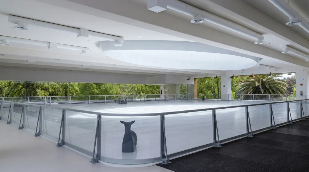 Pistas de hielo ecológicas permanente instalada