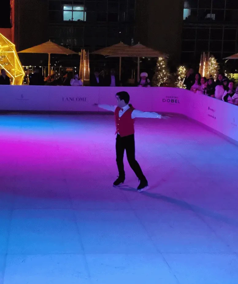 Pistas de hielos ecológicas en espacio público